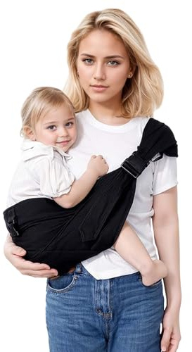 JOYNCLEON Ergonomische Babytragetuch für Neugeborene bis Kleinkind- Go Hinausgehen Baby Hüfttrage Kindertrage Hüftsitz Baby Trage Neugeboren Baby Tragegurt (0-36 Monate