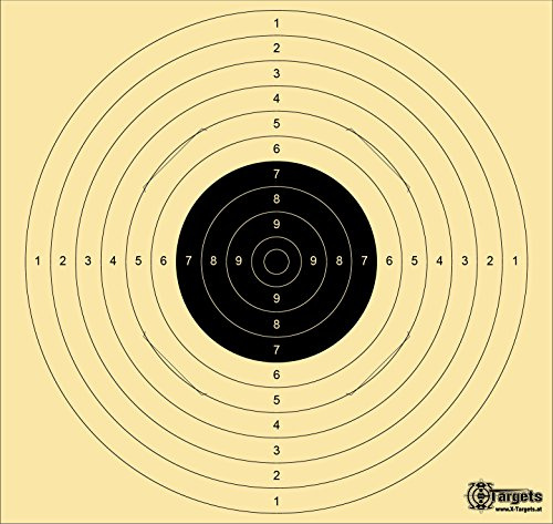 Große *Standard Target XLS* / 54x52 cm/geschlitzt / 200 g/m² Chamois (20 Stück)