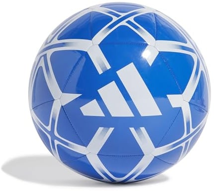 adidas Unisex Starlancer Club Ball Recreation Ball, Blue/White, 5