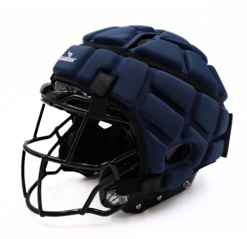 Guardian Cap - Soft-Shell Helmüberzug für Fußball und Lacrosse - reduziert Aufprall und schützt Helme - Einheitsgröße für Jugend-, Gymnasium- und College-Programme - Navy