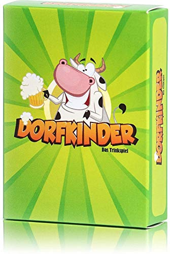 Spielehelden Dorfkinder - das lustige Trinkspiel mit Karten - ideal als witzige Geschenke für Männer - für Erwachsene - Saufspiele Partyspiele ab 18