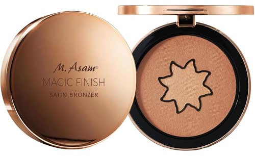 M. Asam Magic Finish Satin Bronzer Light (6,5g) | Bronzer Puder Duo mit Satin-Touch Textur, natürlicher Glow, ultra-feine Farb-Pigmente