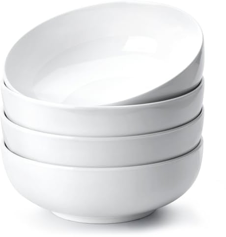 NUTRIUPS 900ml Groß Müslischalen, 17cm Suppenschalen, 4 Stück Schüsseln für Nudeln Pho Salat, 6.5in Soup Bowl