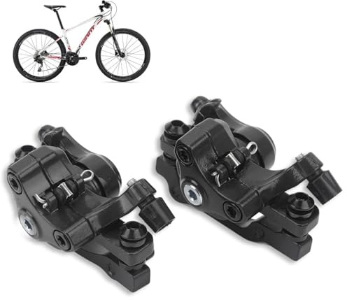 Agatige MTB Scheibenbremsen-Set, 1 Satz Scheibenbremsen-Set, MTB-Bremssattel vorne und hinten, Fahrrad-Kabelabzieher, Zubehör für Mountainbike, Rennrad, BMX