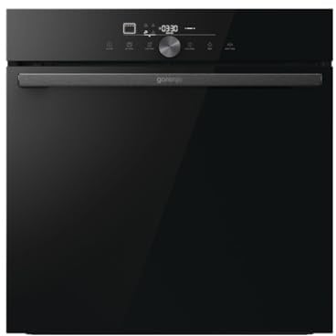 Gorenje OptiBake GO66E PIZZA350C Einbau-Backofen / 77L / PizzaPlus/Pizzamode 350°C/PyroClean/Heißluft/AirFry/PerfectGrill/Kindersicherung/schwarz