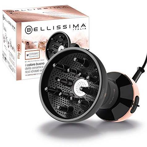 BELLISSIMA My Pro Diffon Ceramic DF1 3000, Heißluftdiffusor für lockiges Haar, Keramiktechnologie, 700 W, 2 Luft/Temperatur-Kombinationen, ohne Kraus-Effekt