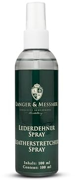 Langer & Messmer Lederdehnerspray gegen drückende Schuhe - Zur schnellen Beseitigung von Druckstellen - Der Lederdehner in Schuhmacherqualität Inhalt: 100 ml