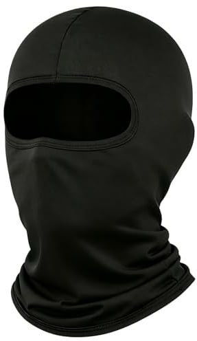LONGKING Sturmhaube,Skimaske,Balaclava für Damen und Herren–UV-Schutz,Winddicht Warm,Motorradfahren,Snowboarden für Radfahren Outdoor Sports,Schwarz