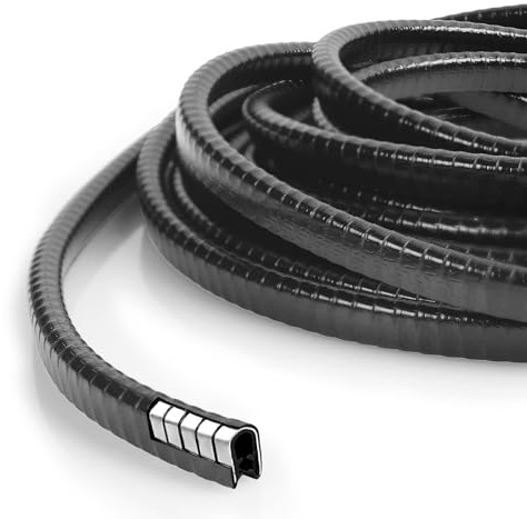 URAQT 5.5M Kantenschutz Autotür, Auto Gummidichtung Kantenschutz, U-Form Gummi Kantenschut Auto Universal Fit Schwarzer Bleche, Gummidichtung Fensterdichtung für Limousinen, LKW, SUV, ATV, UTV
