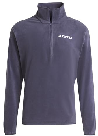 Adidas Men's Terrex Multi Essentials Half Zip Fleece Jacket, Shadow Navy, S