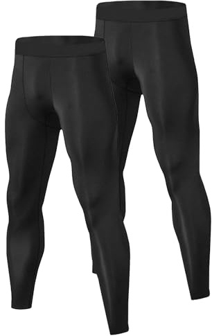 Towintec Compressiebroek voor Heren, atletische hardlooplegging, trainingsbroek, sneldrogende basislaag voor Basketbal, Sport, voetbal, sportschool, voetbal, ademende onderbroek