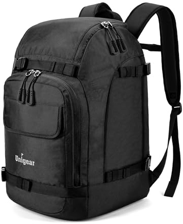 Unigear 50L/70L Skischuhrucksack Snowboardschuhe mit Helmtasche Wintersport Skifahren Skating Rucksack