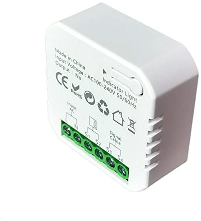 Benefischl Tuya Smart ZigBee Garagentoröffner Controller PC Tuya Smart ZigBee mit App-Steuerung Sensor funktioniert mit Home EU Plug