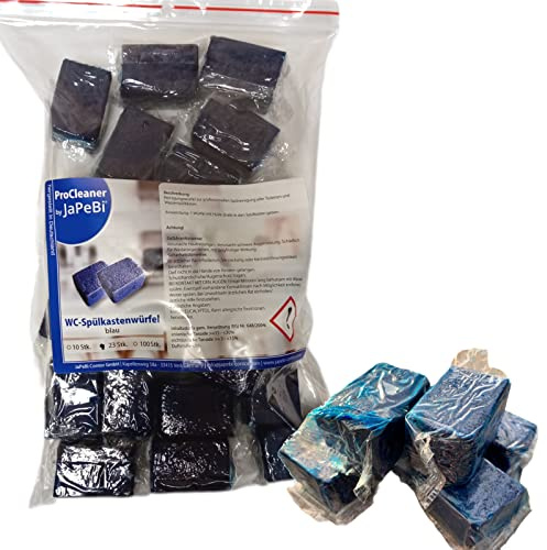 23 WC - Wasserkastenwürfel Spülkasten-Würfel Reinigungs-Tabs blue, 50g