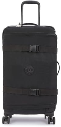 Kipling SPONTANEOUS M Mittelgroßes Rollgepäck, hochkant, Black Noir (Schwarz)