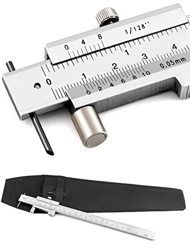 QWORK® Messschieber, 0–20 cm, Edelstahl Markierungswerkzeuge