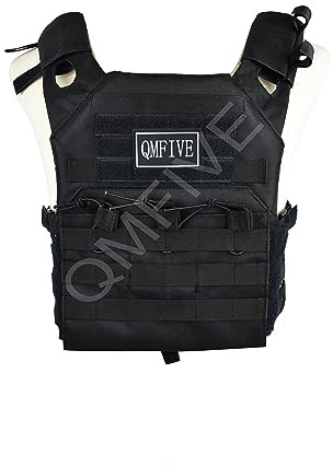 QMFIVE Military Army Tactical Airsoft Assault Jagdträger MOLLE Combat Weste