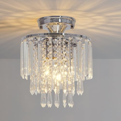 FRIDEKO HOME Deckenlampe Schwarz Modern Deckenlampe aus Metall E27-Fassung,1 Flammige Runde Lampenschirm Hängelampe für Küche Flur Wohnzimmer Schlafzimmer Esszimmer (A)