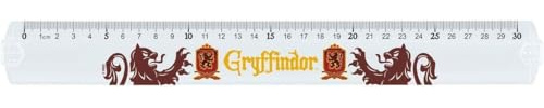 Maped - stossfestes Zeichen-Set HARRY POTTER, 4-teilig: 1x Lineal 30 cm, 1x Zeichen-Dreieck 60°, 1x Zeichen-Dreieck 45°, 1x Winkelmesser, 981765
