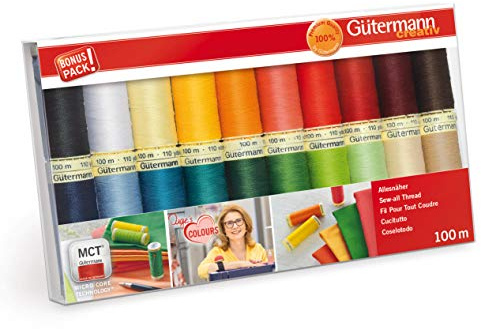 Gütermann creativ Nähfaden-Set mit 20 Spulen Allesnäher 100 m in Inges Lieblingsfarben