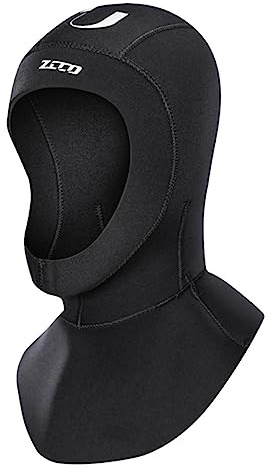 ZCCO Scuba Diving Hood 3mm/5mm Neopren Neoprenanzug Haube Langlebige Dehnbare Tauchkappe, Surfing Thermal Hood zum Schnorcheln Kajakfahren Segeln Kanufahren (5mm-NEW, M)