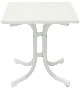 MFG Boulevard-Klapptisch 70x70 cm, weiß/weiß