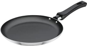 Tramontina Aluminium Antihaft Crepes Pfanne Professional, 22 cm, Pancake, Pfannkuchenpfanne, Schwarz