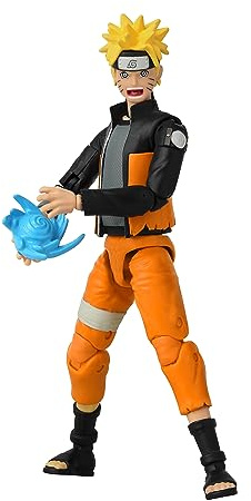 Bandai - Anime Heroes - Figur Naruto Uzumaki (Final Battle) - Offizielle Lizenz Naruto Shippuden - Gelenkige Naruto-Figur 17 cm - Manga Actionfigur - Spielzeug für Kinder ab 4 Jahren - 36964