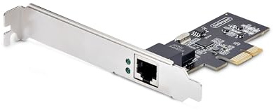 StarTech 1-Port 2.5Gbit/s PCIe NIC, Intel I225-V (PR12GI-NETWORK-CARD) | Multi-Gigabit, Computer LAN-Karte, Ethernet-Karte, Netzwerkadapter, Windows, RJ45