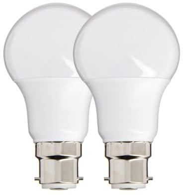 Xanlite PACK2EB806G LED-Leuchtmittel, A60, Sockel B22, 10 W, 60 W, Standard-Leuchtmittel für Büro, Kinderzimmer, Erwachsene, Baby, Wohnraum, Warmweiß, 0 W