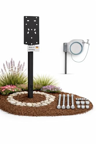 Halterung für Schlauchbox & Schlauchtrommel – freistehend & stabil – kompatibel mit Gardena®, Amazon Basic® & mehr – keine Wandmontage nötig