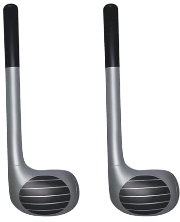 MUYAPAY 2 Stück Lustige Geschenke Aufblasbare Golfschläger, Golf Zubehör Großen Aufblasbarer Kinder Griff, Minigolf Schläger Spielzeug, Golfschläger Aufblasbarer Golf Club Zubehör, Kinder Golfset