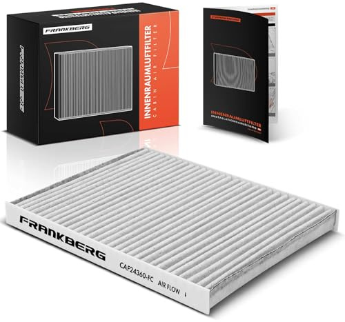 Frankberg Innenraumfilter mit Aktivkohle H1BH19G244AA | Kompatibel mit Fiesta V Van, Tourneo Courier B460 MPV, B-Max JK, Fiesta VI Van, Puma CF7 J2K, Fiesta VII Van