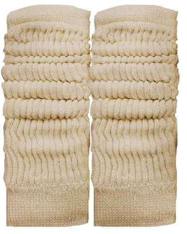 Toocool - Damen-Beinstulpen, Mädchen-Stulpen Ideal für Tanz, Modisch und warm Baby-Beinstulpen, Stulpen für Damen und Beinwärmer LO-LW01 [Eine Größe, Beige]