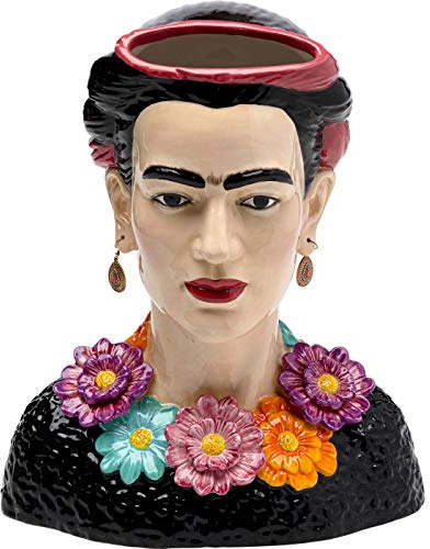 Kare Design Deko Vase Style Muse Flowers, Mehrfarbig, Vase, Blumenvase, Keramik, nur für Trockenblumen geeignet, 34 cm (H)