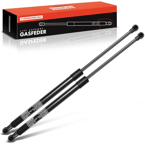 Frankberg 2x Gasfeder Dämpfer Motorhaube Kompatibel mit 3er E90 316 318 320 323 325 Cabriolet 2004-2011 3er Touring E91 316 318 320 323 325 Kombi 2004-2016 Replace# 51237060550