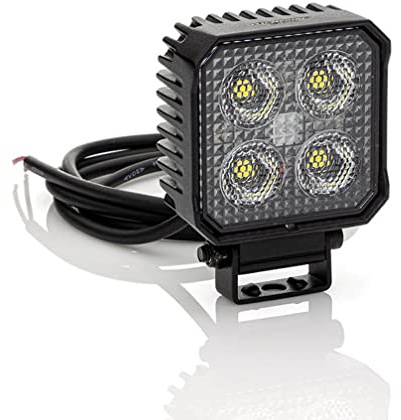 LED-MARTIN® RS1700 - LED-Rückfahrscheinwerfer/Arbeitsscheinwerfer - 1700lm - eckig - 12V/24V - für alle Typen - schwarz
