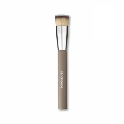 Sandstone Scandinavia Flat Top Foundation-Pinsel – Dichter Kabuki-Pinsel für flüssige Foundation – Ultraweich & vegan – Tierversuchsfrei