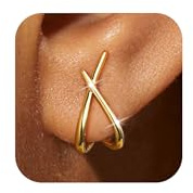 Halora Ohrstecker Gold Ohrringe Stecker Damen Goldene Klein Ohrringe Gold Earrings for Women Schmuck