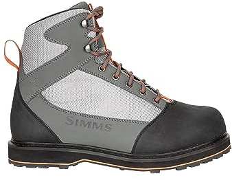 Simms Tributary Watstiefel mit Gummisohle für Damen und Herren, robuste Angelschuhe mit Knöchelunterstützung und Traktionskontrolle, Striker Grey, 42 EU