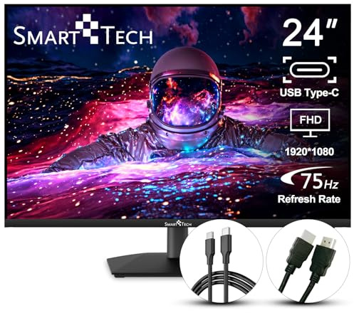 Smart Tech PC-Monitor 24 Zoll 238N01FIF FHD Panel IPS-4ms-HDMI-VGA