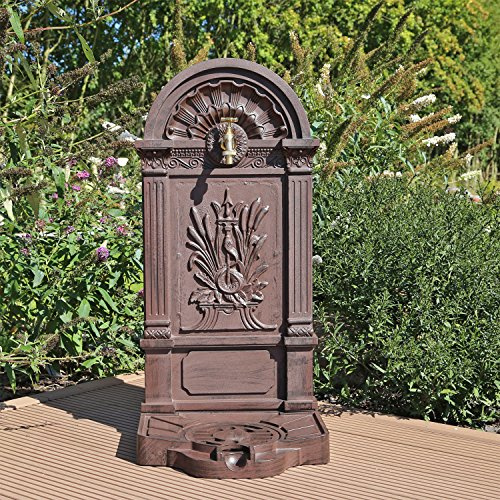 CLGarden Standbrunnen WZS6 Wasserzapfstelle Wandbrunnen Design Antik für Garten Zapfstelle