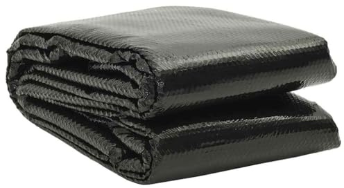 vidaXL Treibende Pool Solarfolie rechtecking 10 x 5m Pools, schwarz