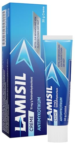 Lamisil Creme – Schonende Behandlung von Fußpilz & Hautpilz - Schnelle Linderung von Symptomen - 1% Terbinafinhydrochlorid - Antipilz-Creme 30g