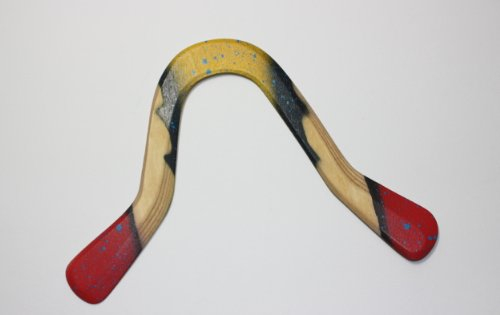 Bumerang Cupid Links Holz 24 cm Flugweite 30 m Bft.4 Anfänger Bunt