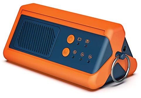 Airthereal PA1K-GO 1000mg/h tragbarer Ozon-Generator - schnurloser, batteriebetriebener Geruchsbeseitiger für Auto, Hotelzimmer, Büros, Badezimmer sowie andere, kleine Räume (blau-orange)