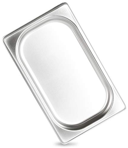 jokobela GN-Behälter 1/4 20 mm aus Premium-Edelstahl Maße: 265×162×20 | mm, (0,5 L Fassungsvermögen) Gastronormbehälter ideal für Garen mit Chafing Dish oder Bain Marie (0,6 mm dick)