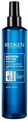 Redken Haarpflege-Spray für alle Arten von Haarschäden, Repariert und regeneriert, Anti Haarbruch und Hitzeschutz, Extreme Anti-Snap, 1 x 250 ml