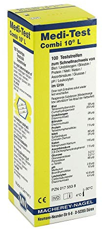 MEDI-TEST Combi 10 L Teststreifen 100 St