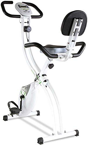 Tecnovita by BH Back FIT YF91 klappbarer Heimtrainer doppel-übertragungssystem magnetisches bremssytem informativer Monitor integrierte transporträder